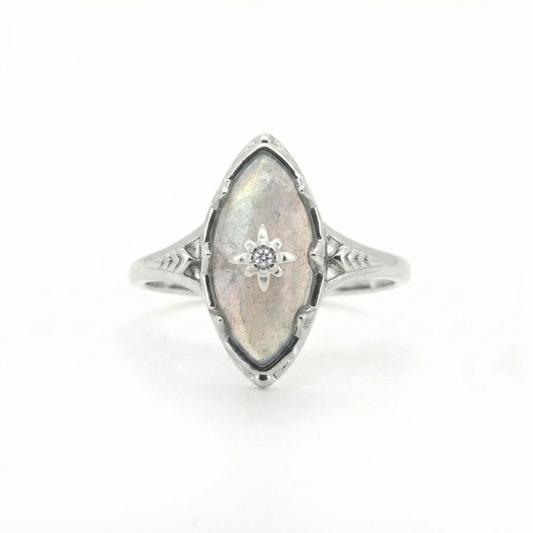 Persephone - Natural Labradorite Gemstone Ring