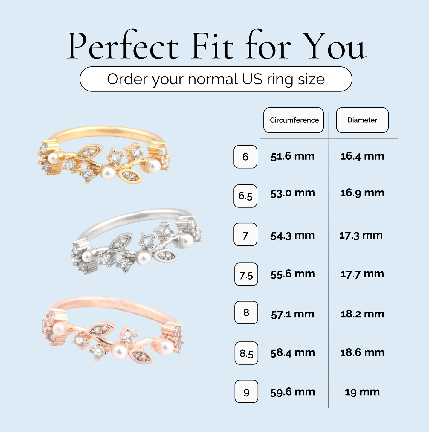 Isolde - Pearl and Crystal Plated Ring
