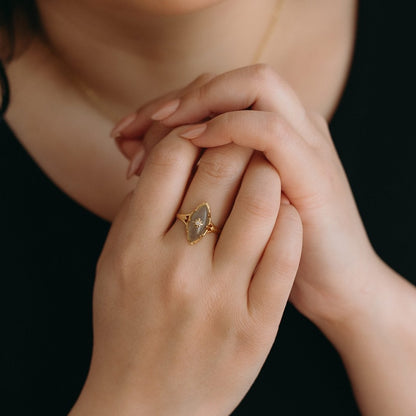 Persephone - Natural Labradorite Gemstone Ring