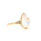 Yuè Liàng (月亮) - Natural Moonstone Stainless Steel Ring