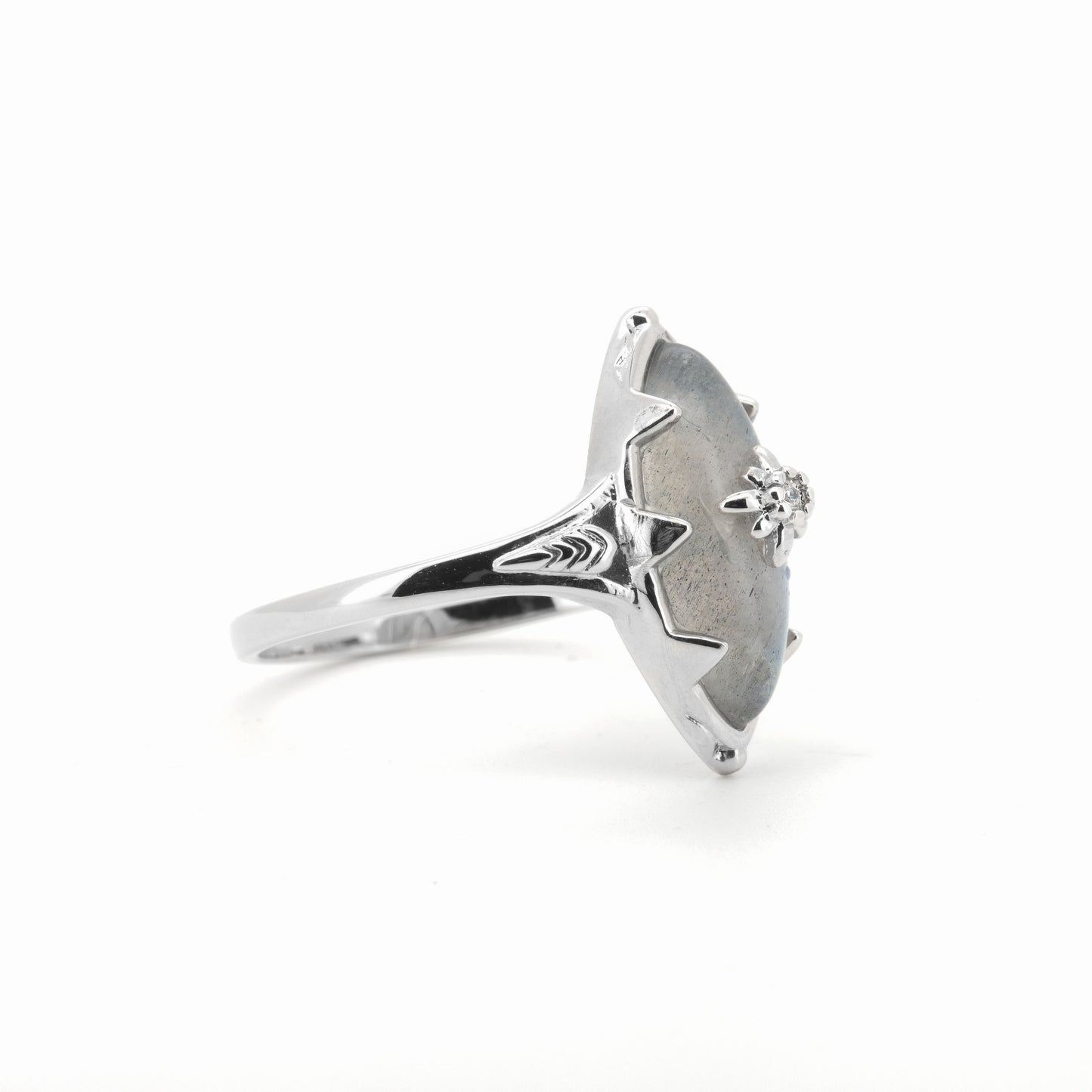 Persephone - Natural Labradorite Gemstone Ring