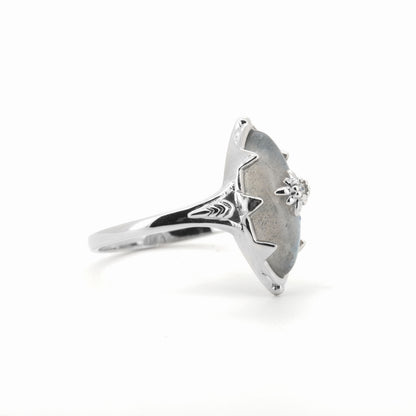 Persephone - Natural Labradorite Gemstone Ring