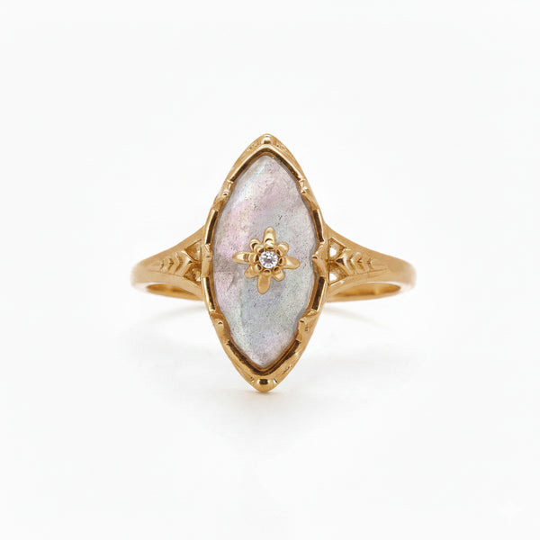 Persephone - Natural Labradorite Gemstone Ring