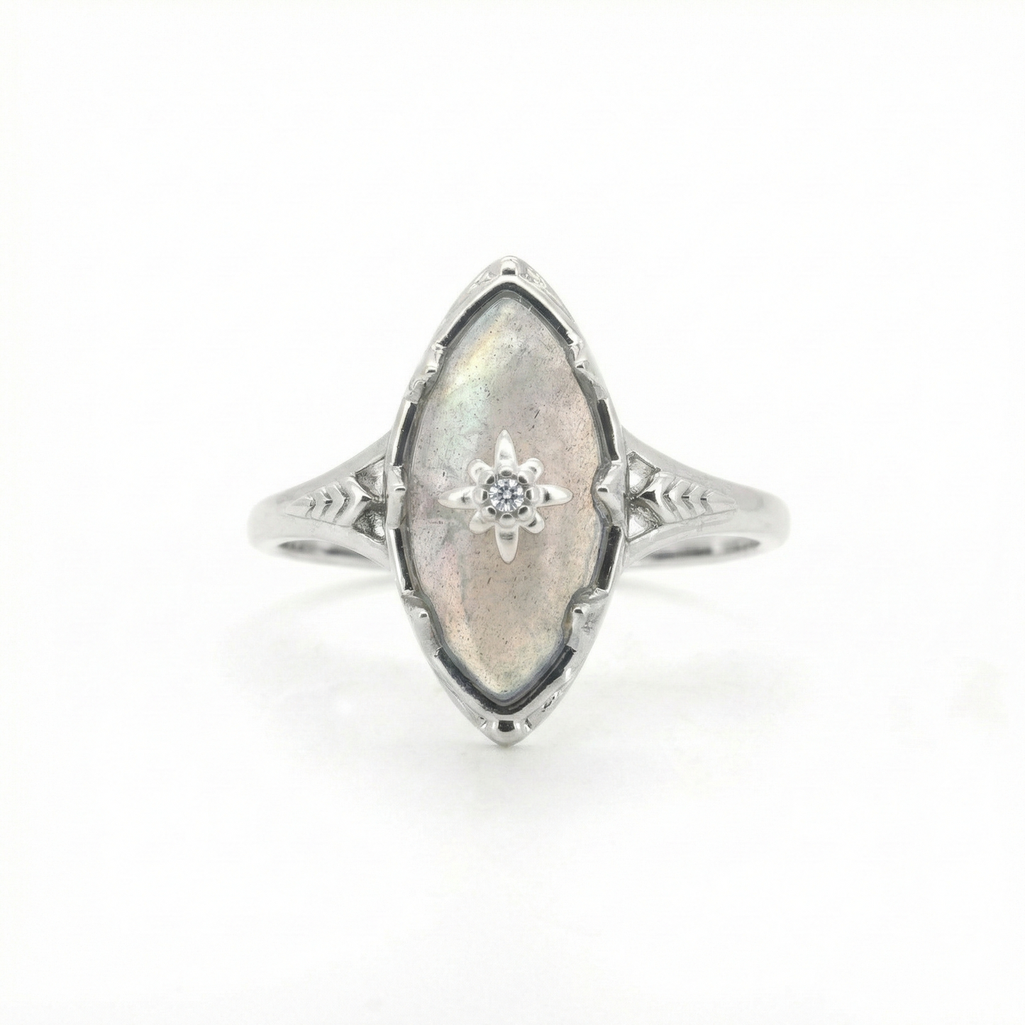 Persephone - Natural Labradorite Gemstone Ring