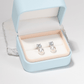 Coco - Brilliant Cut Crystal and Pearl Stud Earrings - Sage Gems Jewellery Co.