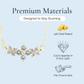 Daphne - Brilliant Cut Crystal Necklace - Sage Gems Jewellery Co.