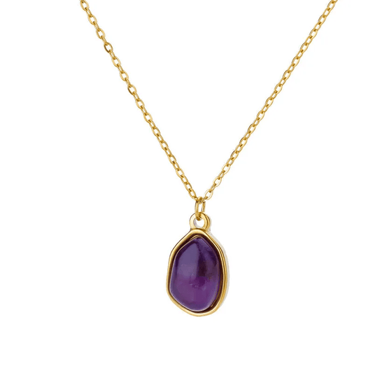 Iris - Natural Gemstone Necklace - Sage Gems Jewellery Co.