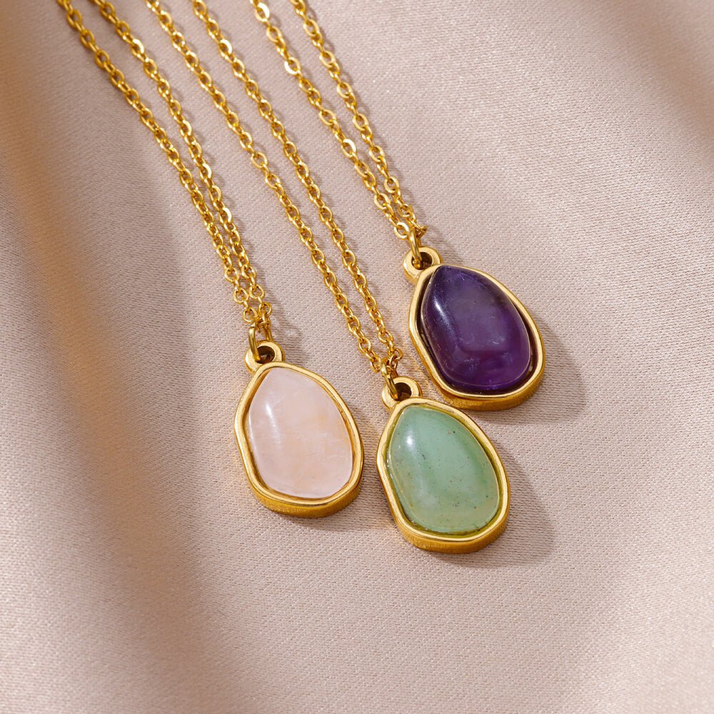 Iris - Natural Gemstone Necklace - Sage Gems Jewellery Co.