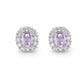 Juliet - Light Amethyst Stud Earrings - Regal Gems Jewellery Co.