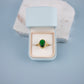 Made for a Queen - Oval Cut Gold Plated Statement Ring - Regal Gems Jewellery Co.