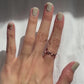 Love is Love - Sterling Silver Rose Gold Plated Ring