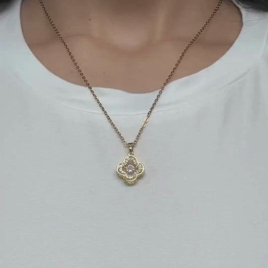 Lucky 2.0 - Dancing Crystal Necklace