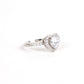My Heart - Silver plated heart shaped ring engagement ring promise ring - Regal Gems Jewellery