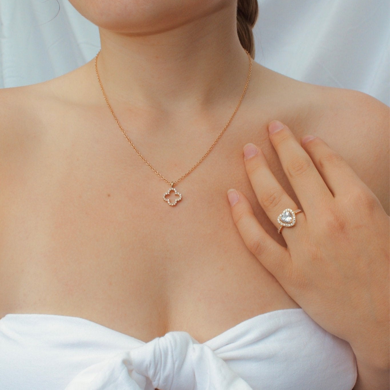 My Heart - Silver plated heart shaped ring engagement ring promise ring - Regal Gems Jewellery