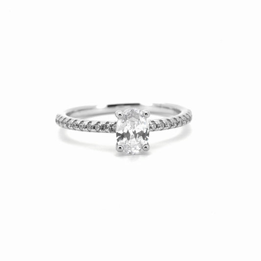 Small Oval-Cut Ring - Regal Gems Jewellery Co.